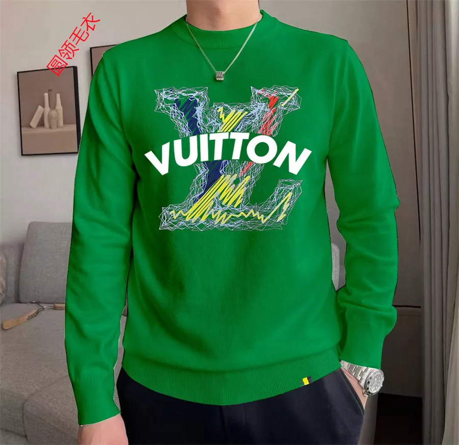 louis vuitton lv pull manches longues pour homme s_1272205